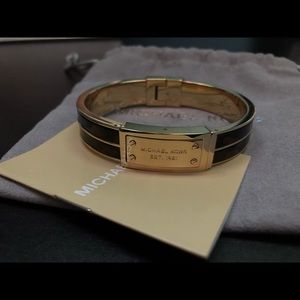 Like NEW Michael Kors Logo Plaque Bangle Bracelet